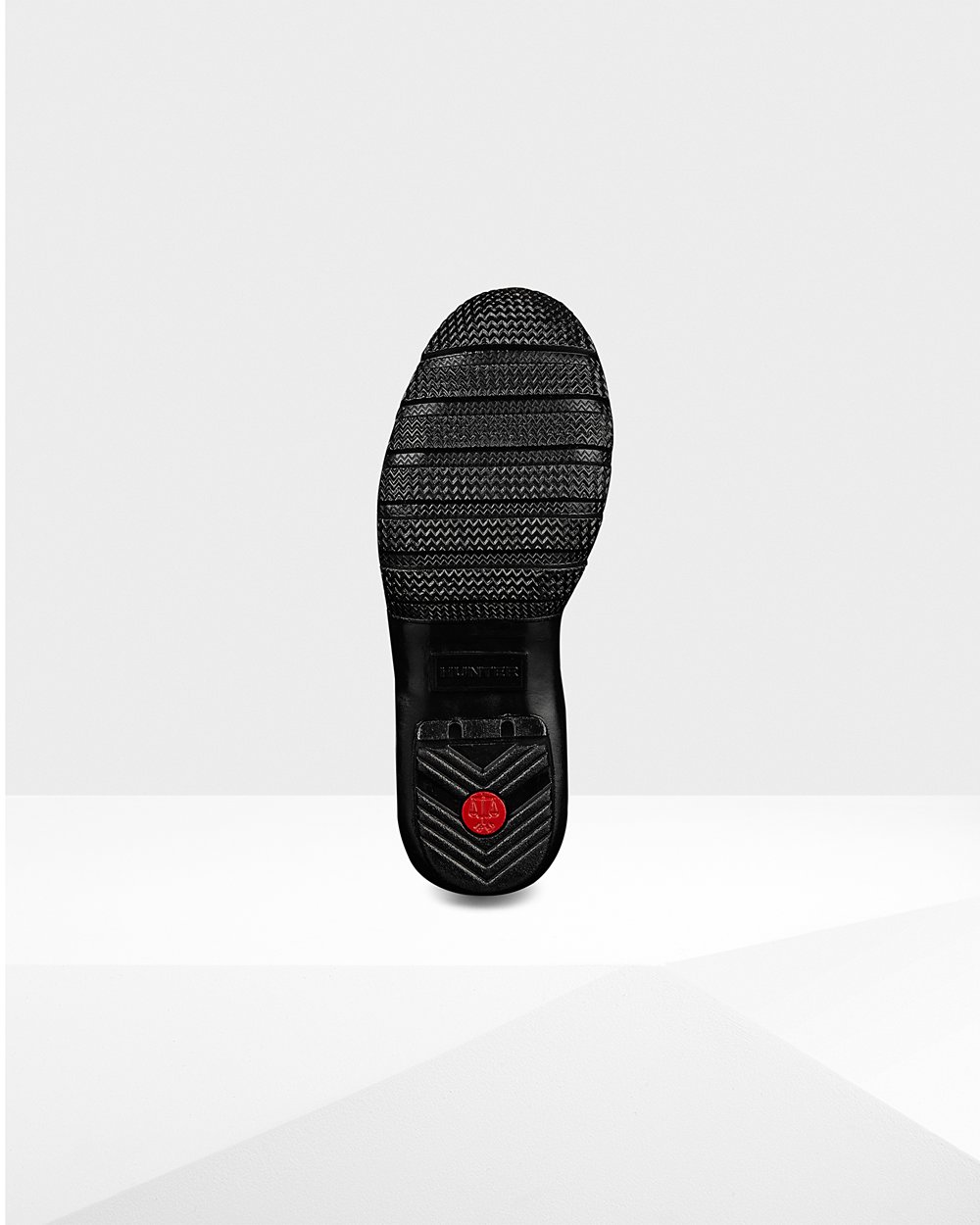 Krótkie Gumowce Damskie - Hunter Original Gloss - Czarne - MIJL-39508